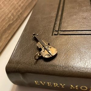 James Avery Retired Sterling Silver Violin Charm